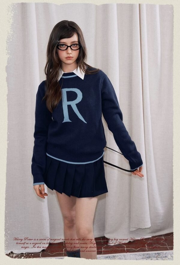Kyouko House X Harry Potter Lettering Sweater - Image 8