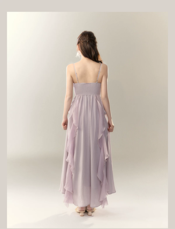 BB BLUE - Manta Rose Heavy Ruffle Dress - Image 2