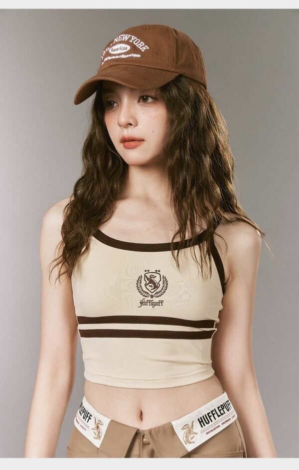 Kyouko House X Harry Potter Embroidery Hogwart Houses Crop Camisole - Image 8